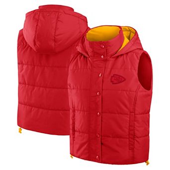 Women's Fanatics Red Kansas City Chiefs Full-Zip Padded Vest