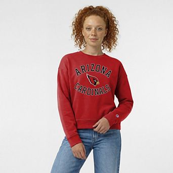 Women's Champion Cardinal Arizona Cardinals Heart & Soul Powerblend Sweatshirt