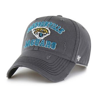 Men's '47 Charcoal Jacksonville Jaguars Seymoore Clean Up Adjustable Hat