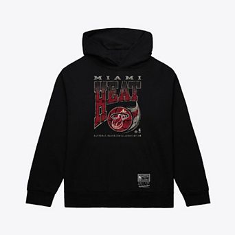 Men's Mitchell & Ness Black Miami Heat Hardwood Classics Ball Out Hoodie