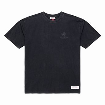 Men's Mitchell & Ness Black Michigan Wolverines Monochrome Icon T-Shirt