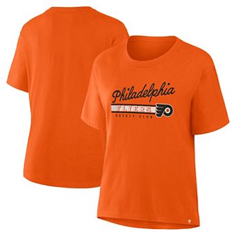 Women's Fanatics Orange Philadelphia Flyers Hometown Premium Legacy T-Shirt