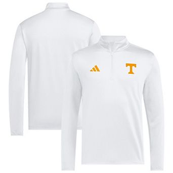 Men's adidas White Tennessee Volunteers 2026 Sideline Ultimate 365 Woven Quarter-Zip Pullover