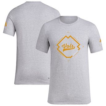 Men's adidas Gray Tennessee Volunteers Baseball Poly T-Shirt