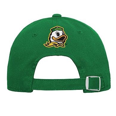 Youth Outerstuff Green/Yellow Oregon Ducks Dad Unstructured Adjustable Hat