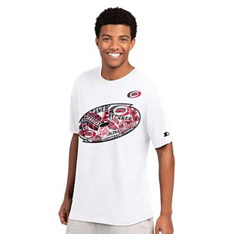 Men's Starter White Carolina Hurricanes 2026 Stanley Cup Champions Prime Time T-Shirt