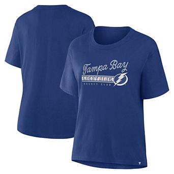 Women's Fanatics Blue Tampa Bay Lightning Hometown Premium Legacy T-Shirt