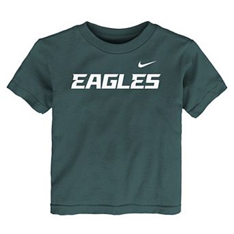Toddler Nike Midnight Green Philadelphia Eagles Wordmark T-Shirt