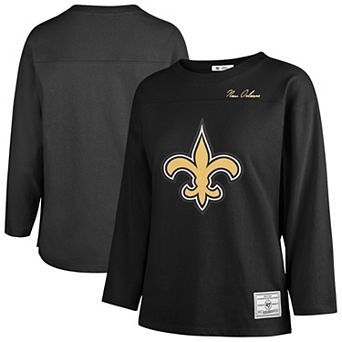 Women's '47 Black New Orleans Saints Game Nod Timeless T-Shirt