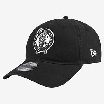 Men's New Era Black/White Boston Celtics 9TWENTY Adjustable Hat