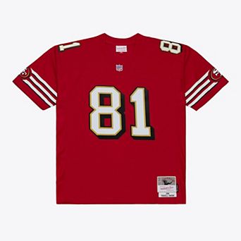 Men's Mitchell & Ness Terrell Owens Red San Francisco 49ers 1996 Legacy Replica Player Jersey