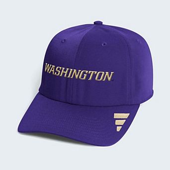Men's adidas Purple Washington Huskies 2026 Sideline Slouch Adjustable Hat