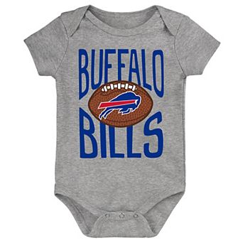 Newborn Outerstuff Gray Buffalo Bills For the Ball Bodysuit