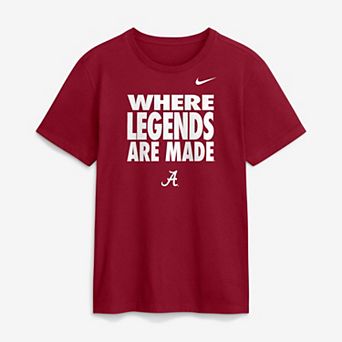 Men's Nike Crimson Alabama Crimson Tide 2026 Sideline Dri-FIT Slogan T-Shirt