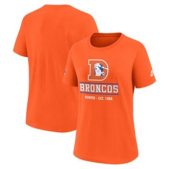 Women's Nike Orange Denver Broncos Sideline Alt Dri-FIT T-Shirt
