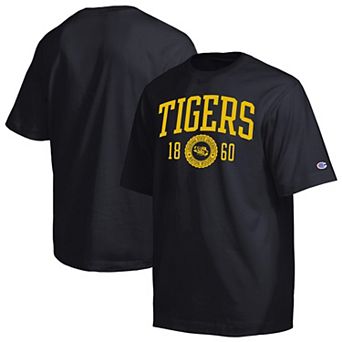 Men's Champion Black LSU Tigers Established Tradition Heavyweight T-Shirt