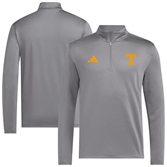 Men's adidas Gray Tennessee Volunteers 2026 Sideline Ultimate 365 Woven Quarter-Zip Pullover