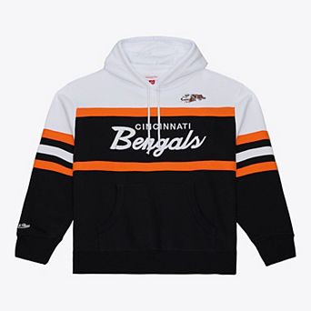 Men's Mitchell & Ness Black Cincinnati Bengals Head Coach Hoodie