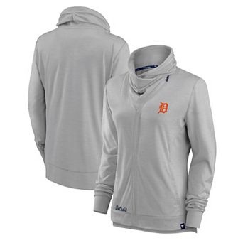 Women's Fanatics Gray Detroit Tigers Break It Loose Full-Zip Jacket