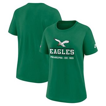 Women's Nike Kelly Green Philadelphia Eagles Sideline Alt Dri-FIT T-Shirt