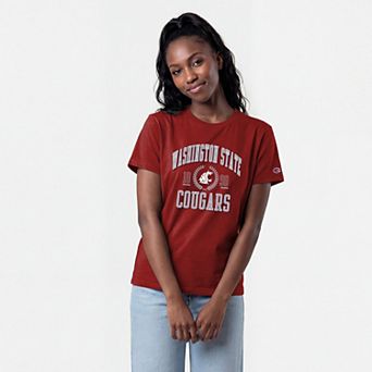 Women's Champion Crimson Washington State Cougars Lifestyle T-Shirt