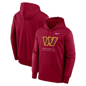 Men's Nike Red Washington Commanders Toss Sweep Therma-FIT Hoodie