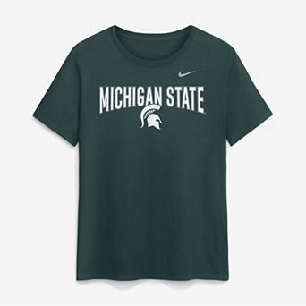 Women's Nike Green Michigan State Spartans Arch Logo T-Shirt