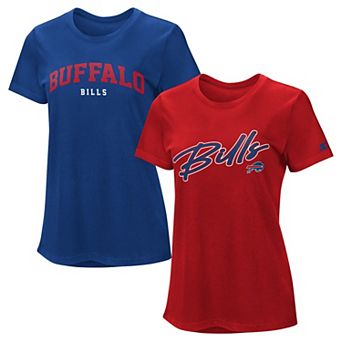 Women's Starter Royal/Red Buffalo Bills T-Shirt Combo Pack