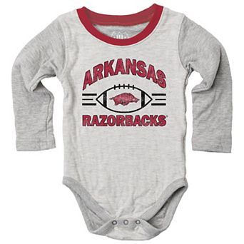 Infant Wes & Willy Gray Arkansas Razorbacks Jie Jie Hopper Set