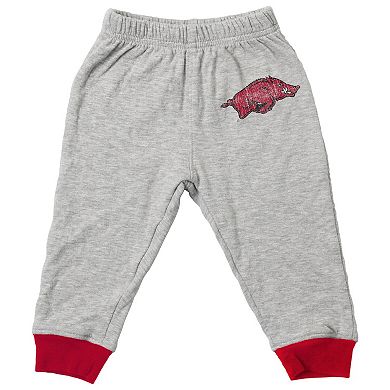 Infant Wes & Willy Gray Arkansas Razorbacks Jie Jie Hopper Set