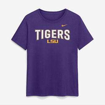 Women's Nike Purple LSU Tigers Arch Logo T-Shirt