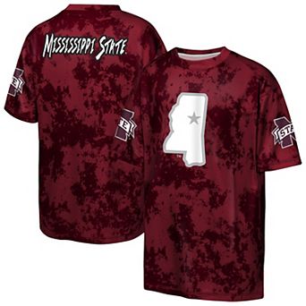 Youth Outerstuff Maroon Mississippi State Bulldogs Off-Side Sublimated T-Shirt
