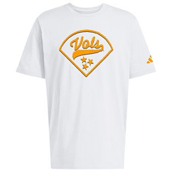 Men's adidas White Tennessee Volunteers Baseball Fresh T-Shirt