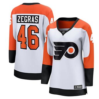Women's Fanatics Trevor Zegras White Philadelphia Flyers Breakaway Jersey