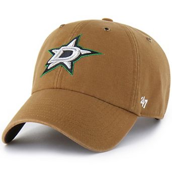 Men's Carhartt x '47 Brown Dallas Stars Clean Up Adjustable Hat