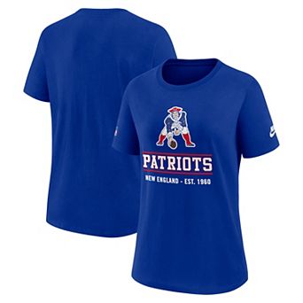 Women's Nike Royal New England Patriots Sideline Alt Dri-FIT T-Shirt