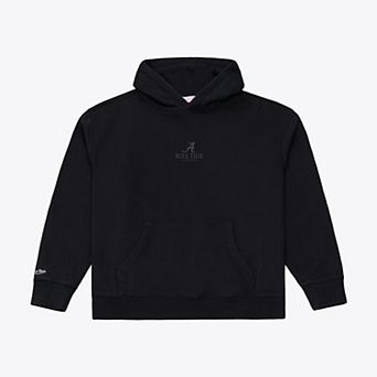Men's Mitchell & Ness Black Alabama Crimson Tide Monochrome Icon Fleece Hoodie