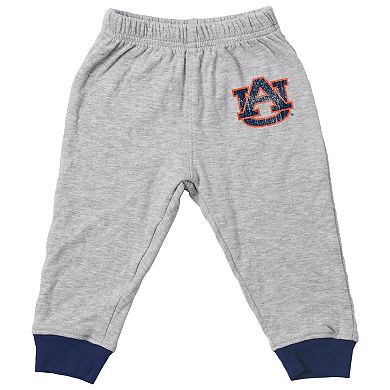 Infant Wes & Willy Gray Auburn Tigers Jie Jie Hopper Set