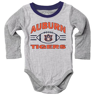Infant Wes & Willy Gray Auburn Tigers Jie Jie Hopper Set