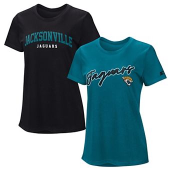 Women's Starter Black/Teal Jacksonville Jaguars T-Shirt Combo Pack