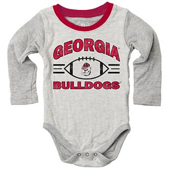 Infant Wes & Willy Gray Georgia Bulldogs Jie Jie Hopper Set