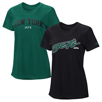 Women's Starter Green/Black New York Jets T-Shirt Combo Pack