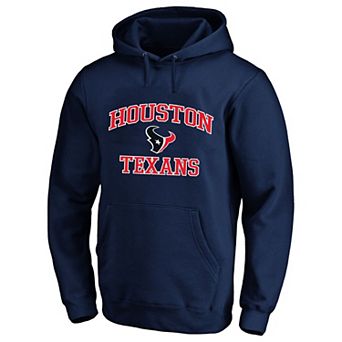 Men's Fanatics Navy Houston Texans Big & Tall Heart & Soul Hoodie