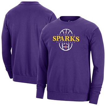 Unisex Nike Purple Los Angeles Sparks 2026 On-Court Practice Dri-FIT Sweatshirt