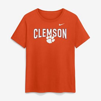 Women's Nike Orange Clemson Tigers Arch Logo T-Shirt