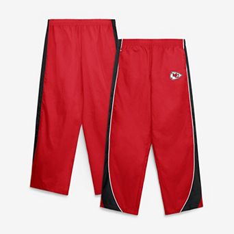 Women's Fanatics Red/Black Kansas City Chiefs Team First Backwards Lateral Nylon Pants