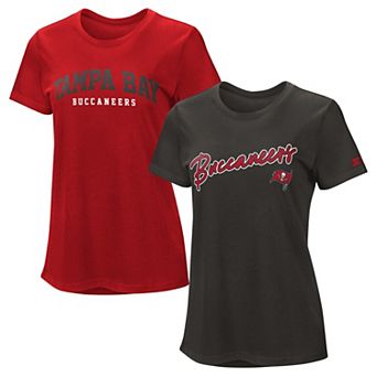 Women's Starter Red/Pewter Tampa Bay Buccaneers T-Shirt Combo Pack
