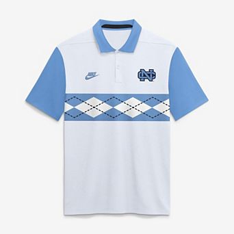 Men's Nike White North Carolina Tar Heels Legacy Vapor Logo Dri-FIT Polo