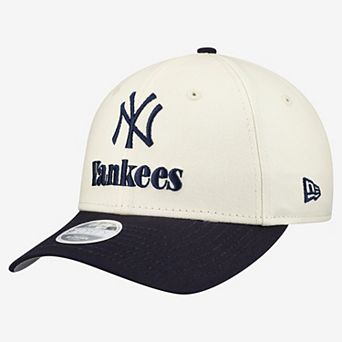 Women's New Era Cream/Navy New York Yankees Primary 9FORTY M-Crown Adjustable Hat