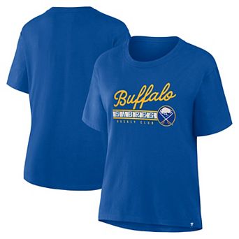 Women's Fanatics Royal Buffalo Sabres Hometown Premium Legacy T-Shirt